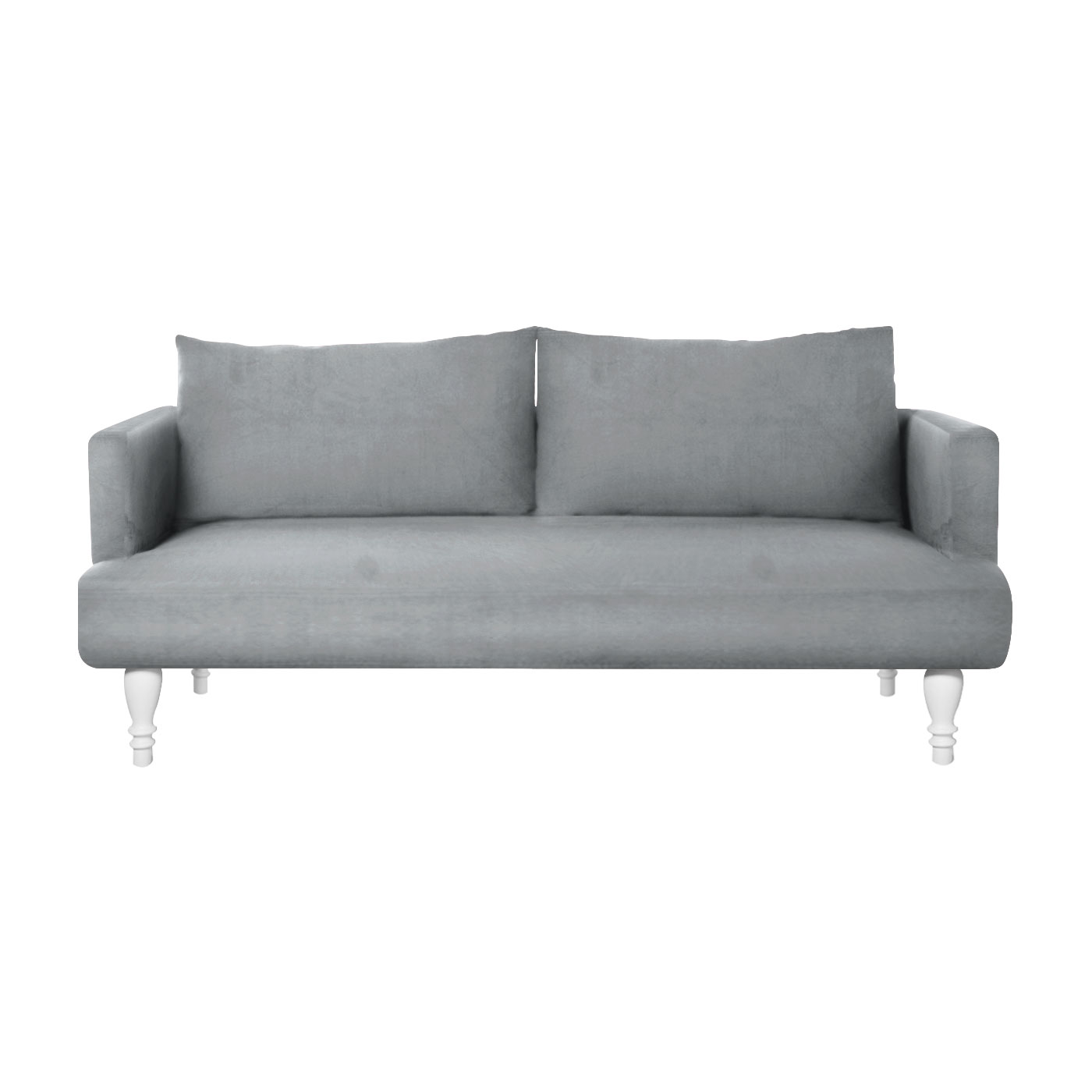 Rosewall  White Double Sofa