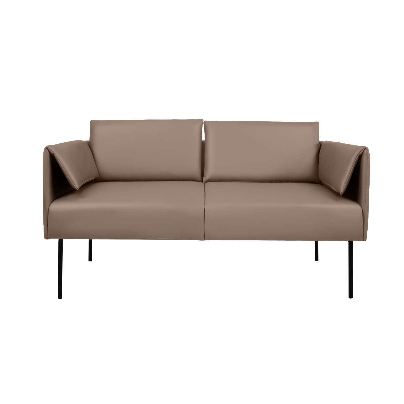 Preston Faux Leather Double Sofa