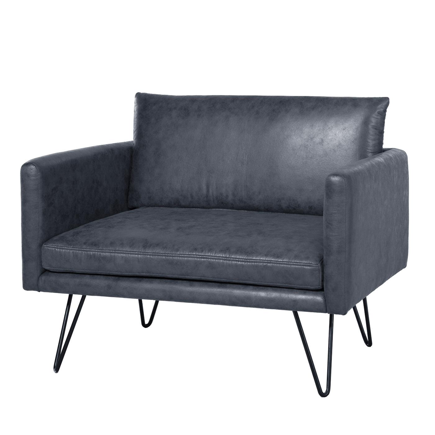 Noblitt Faux Leather Single Sofa