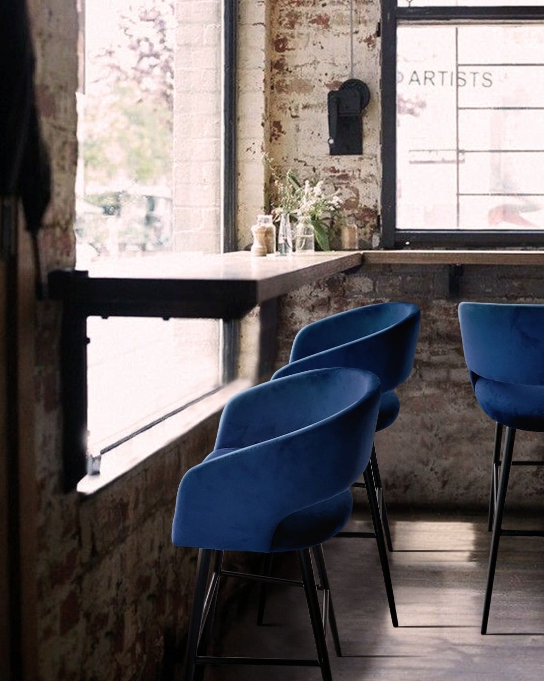 Ostrava Faux Leather Bar Chair