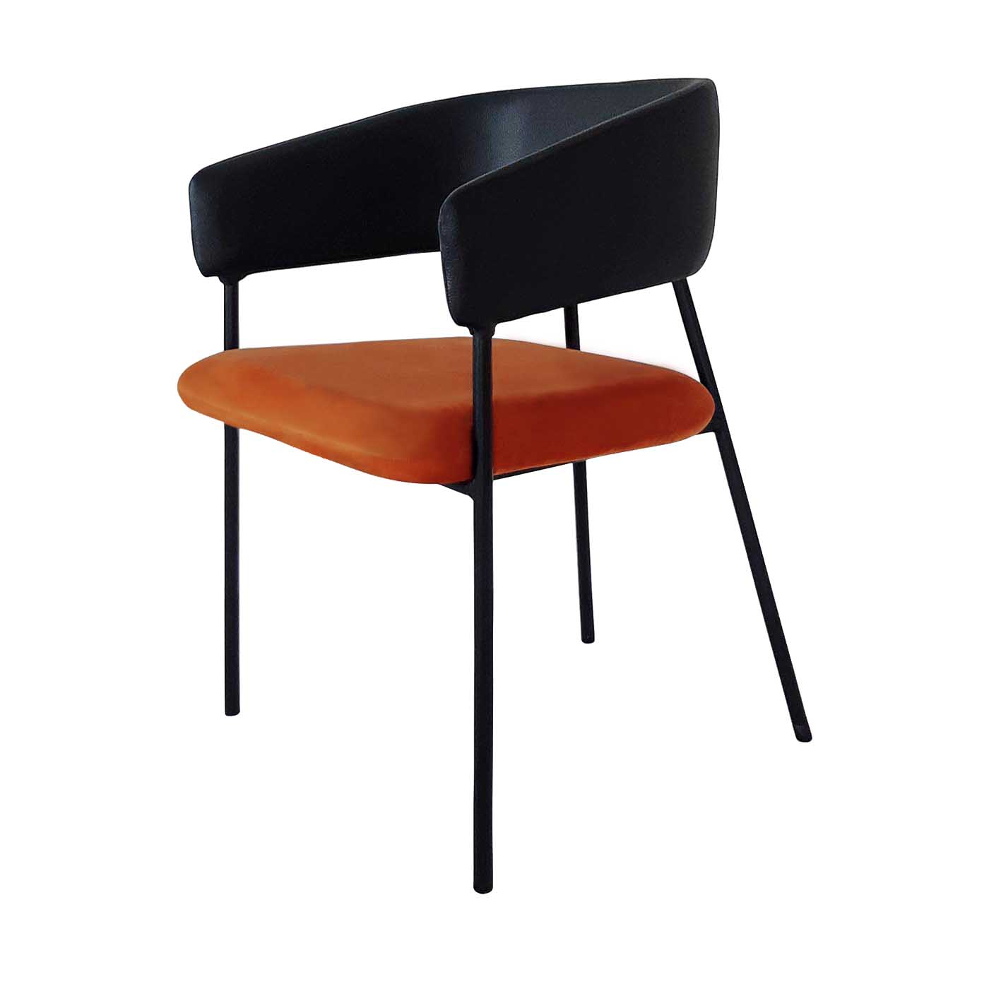 Navigli Faux Leather Slim Chair