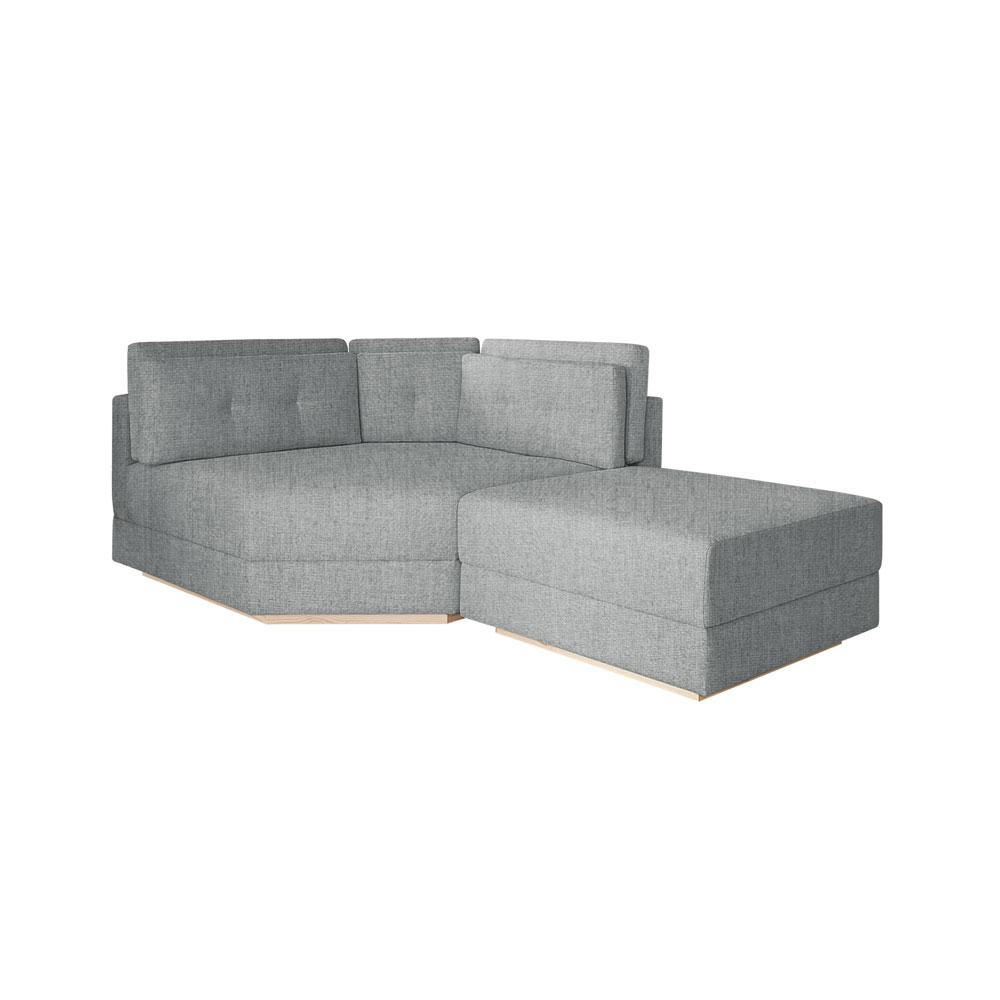 Merano Corner Seater with Ottoman