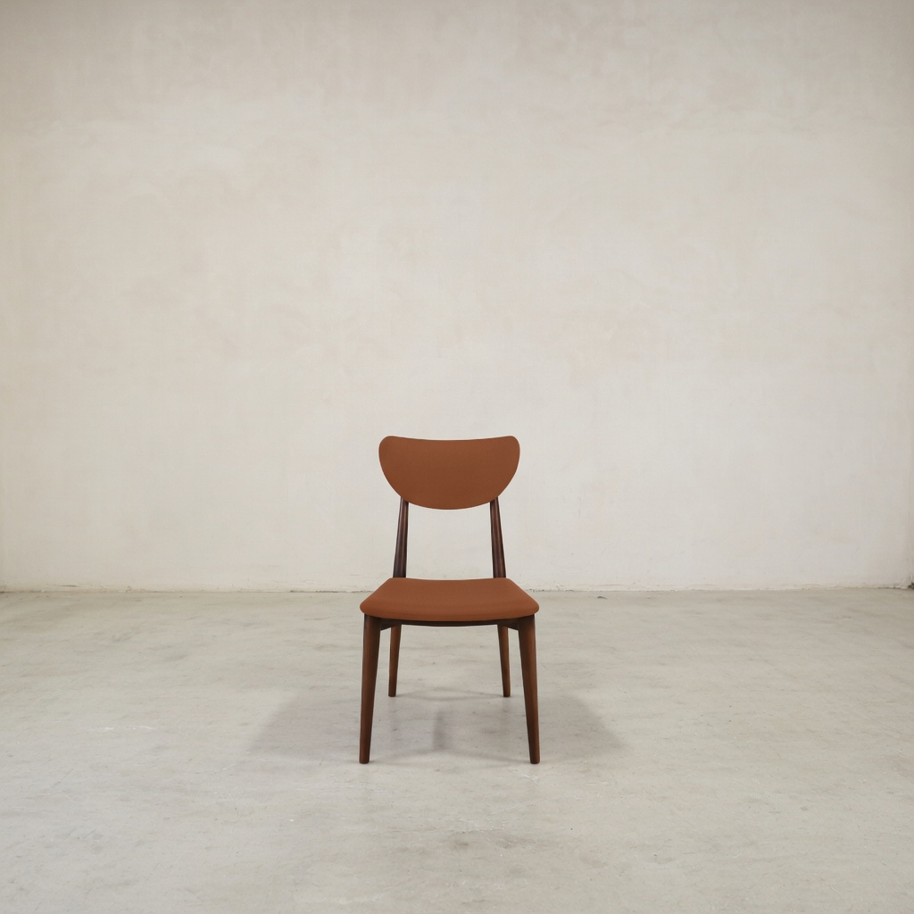 Williamsburg Faux Leather Dark Dining Chair