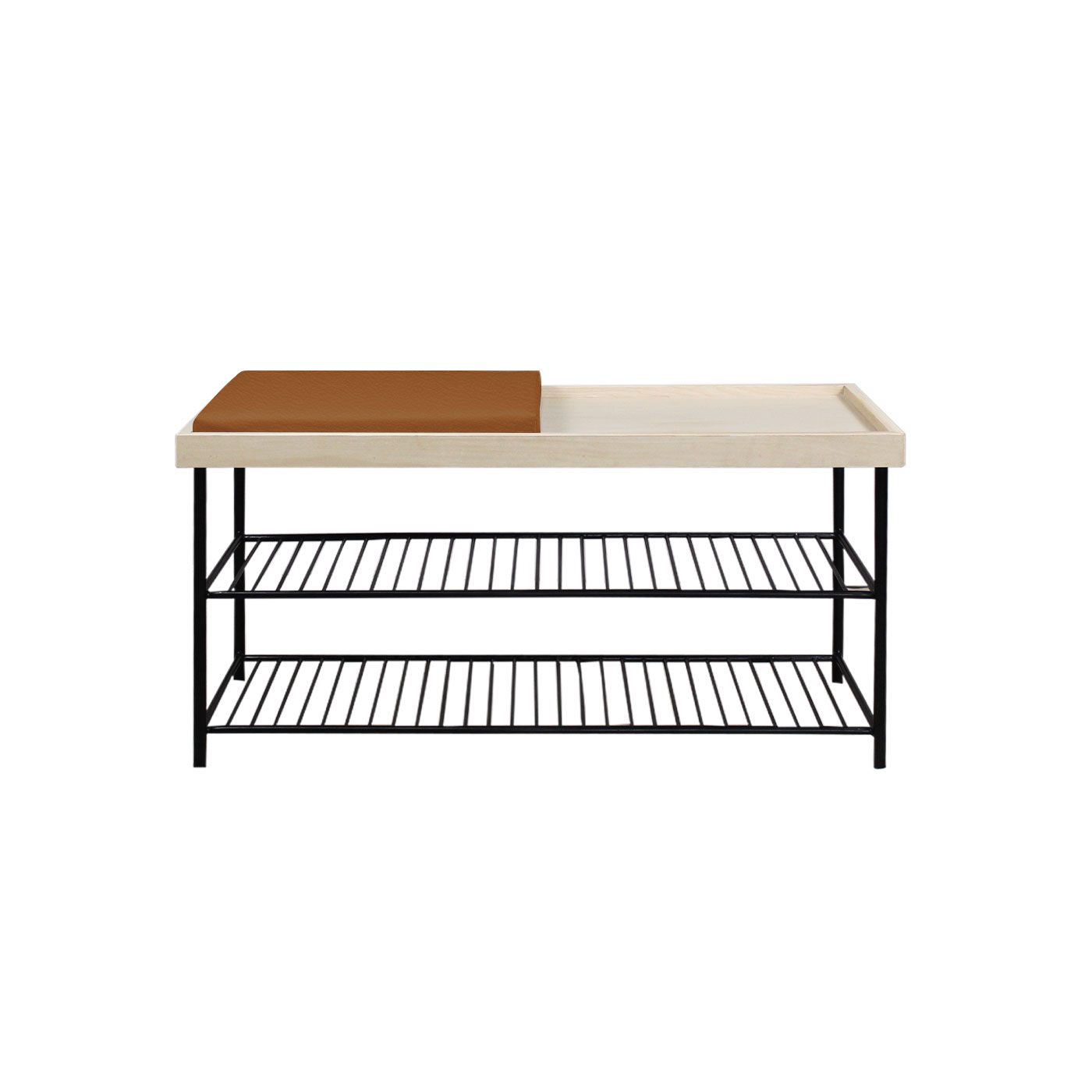 Dessau Faux Leather Light Shoe Rack