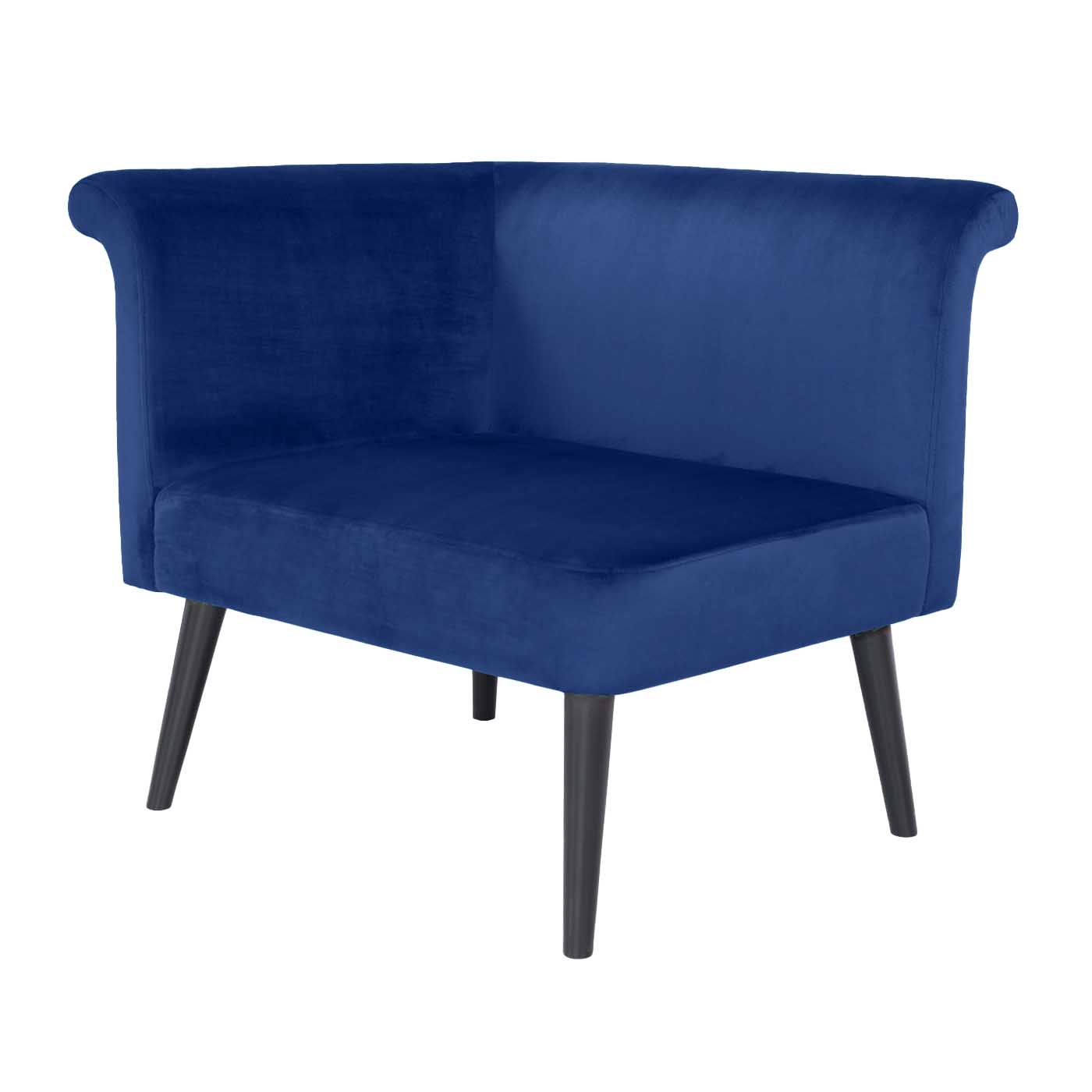 Pompeii  Ebony Left Hand Single Sofa