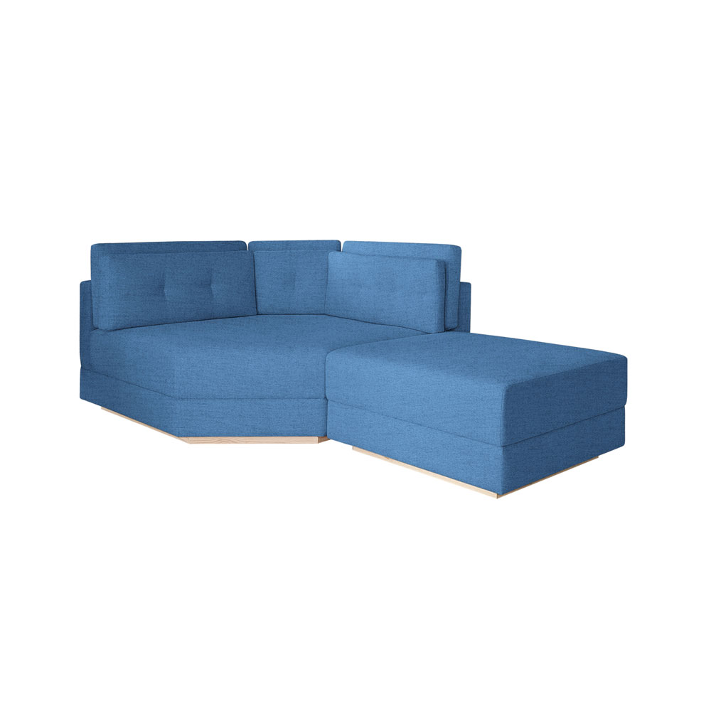 Merano Corner Seater with Ottoman