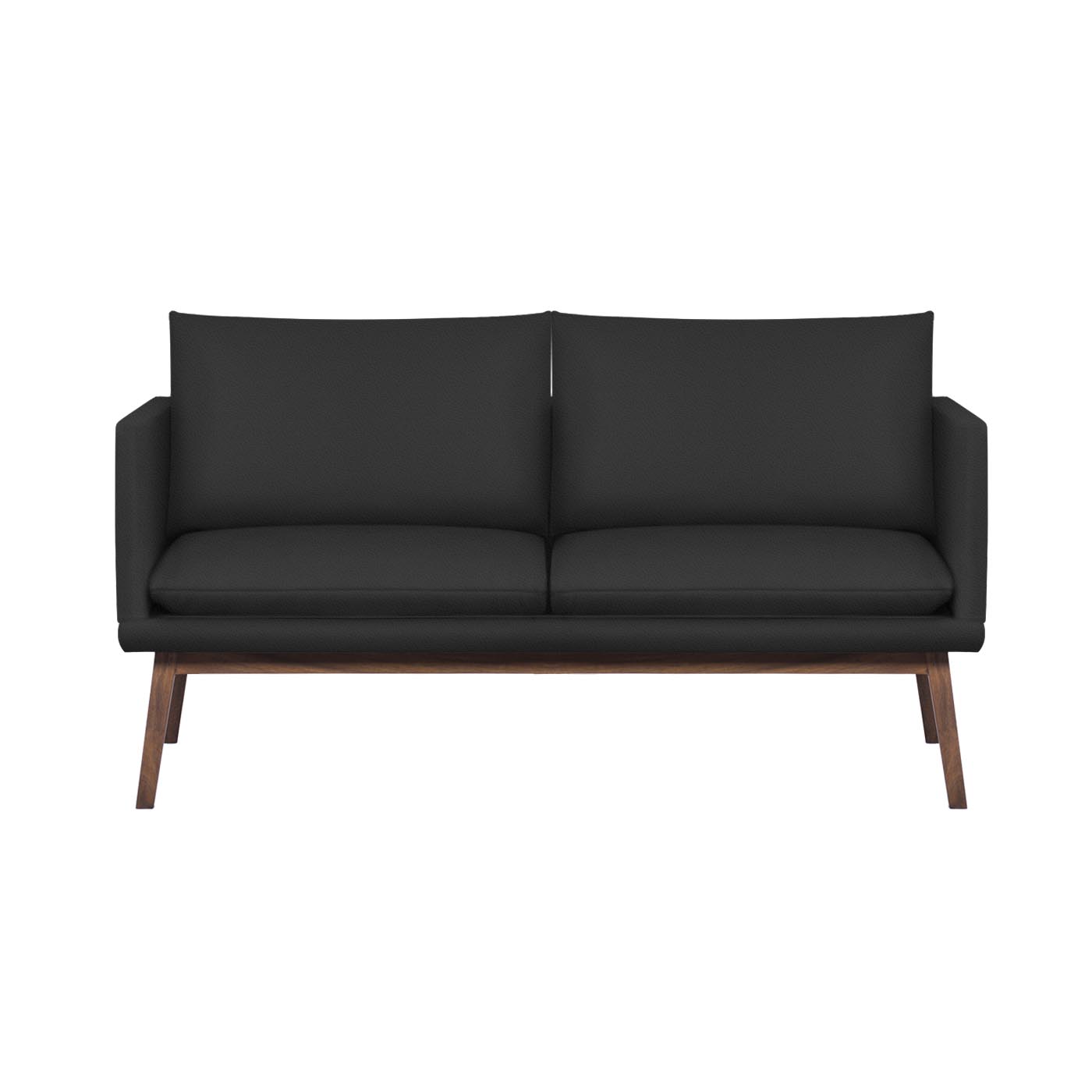 Vesterbro Faux Leather Dark Double Sofa