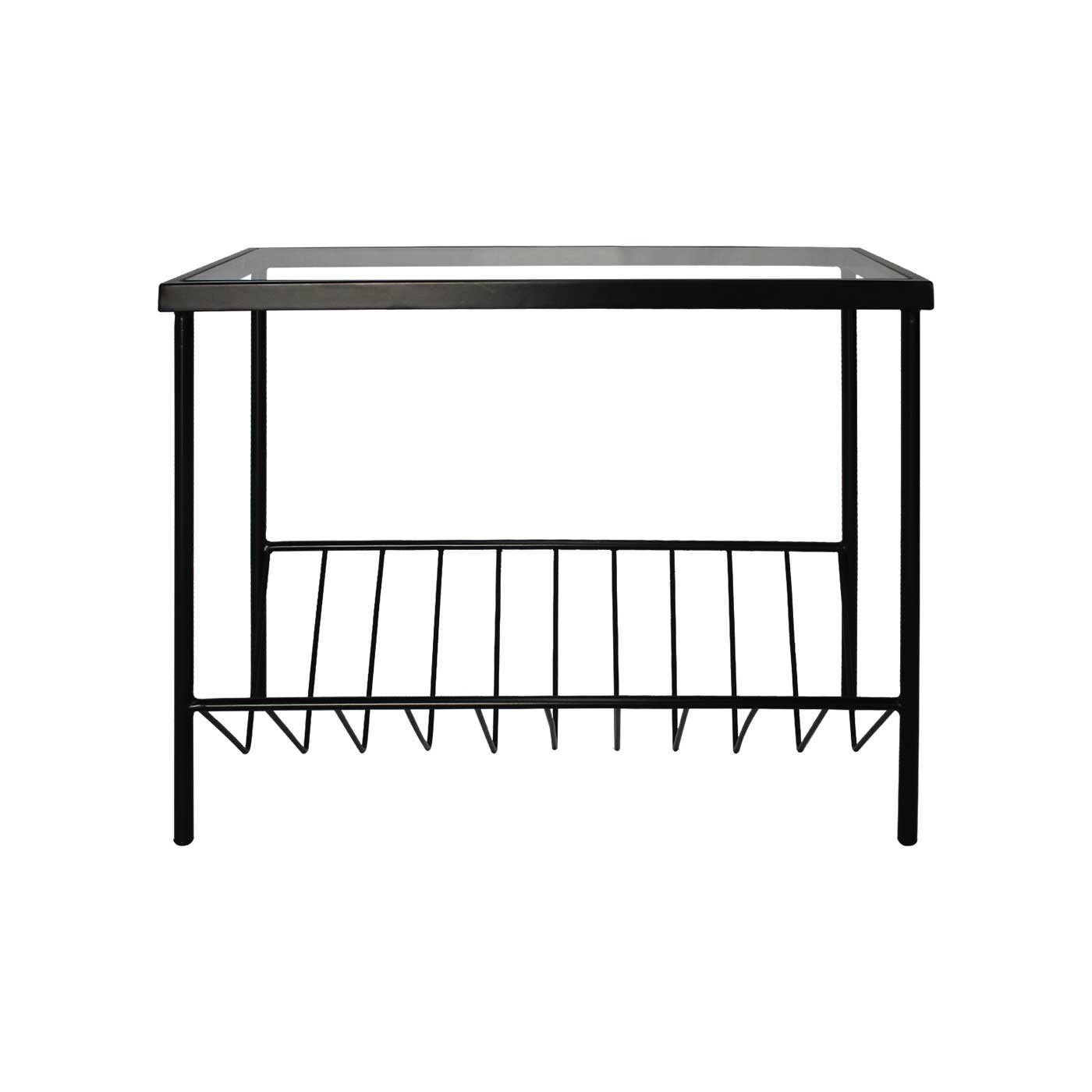 Preston Glass Magazine Rack