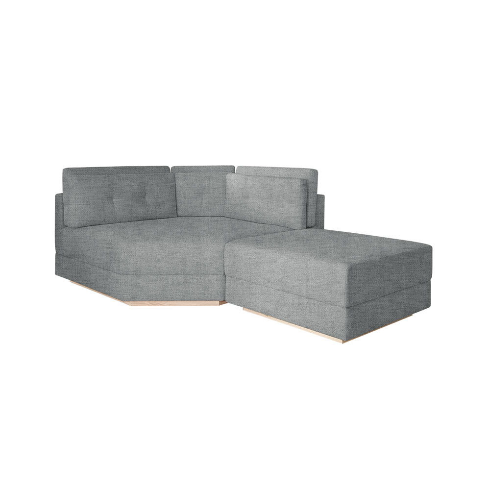 Merano Corner Seater with Ottoman