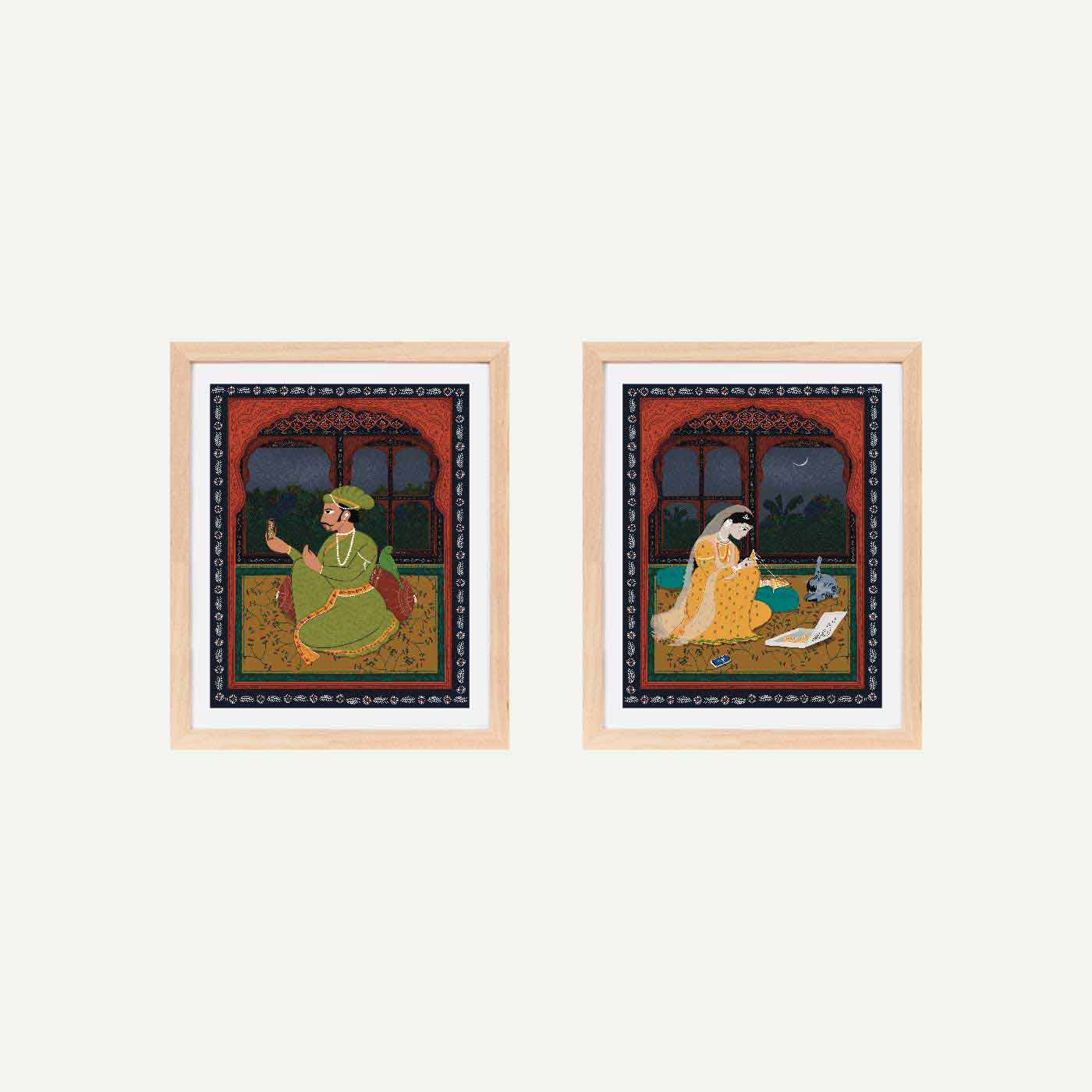 King and Queen Set Of Two