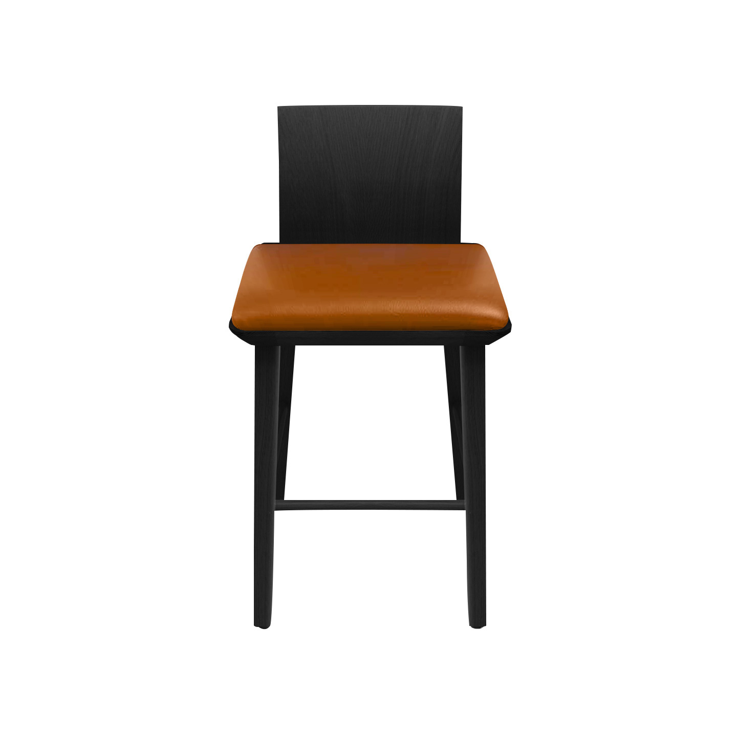 Muko Faux Leather Ebony Bar Chair