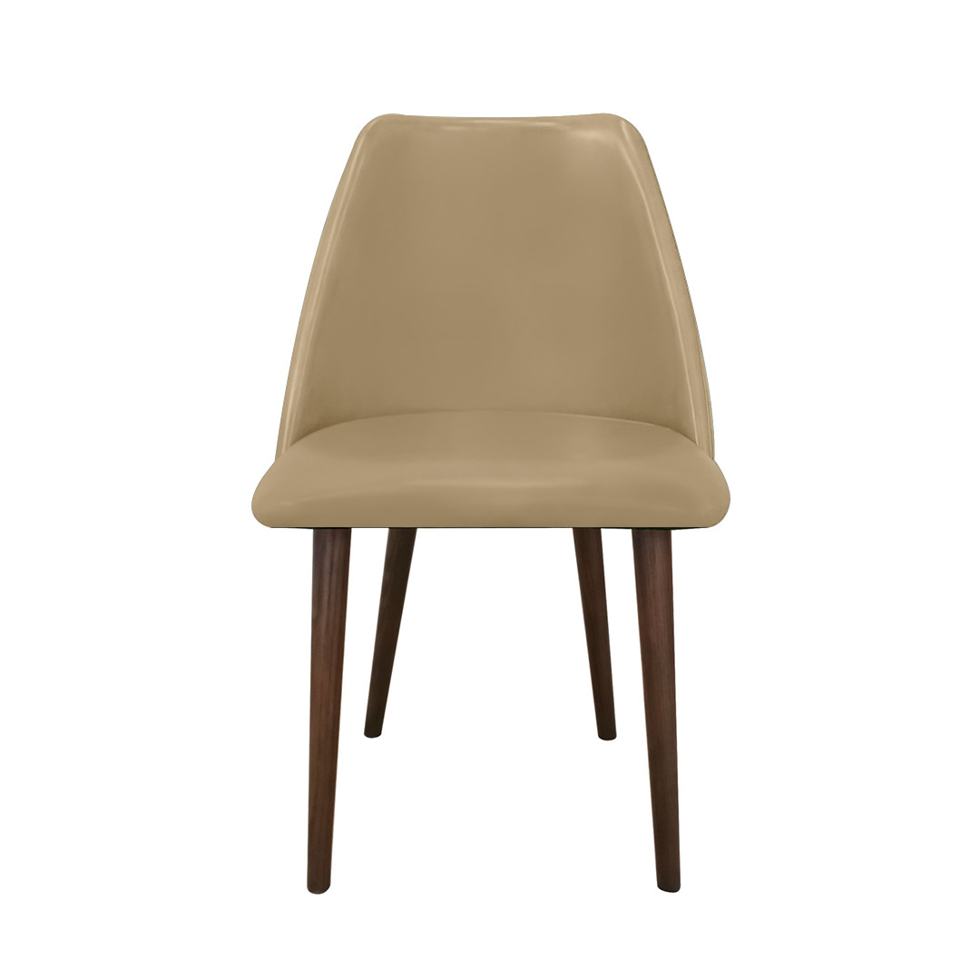 Elgin Faux Leather Dark Dining Chair