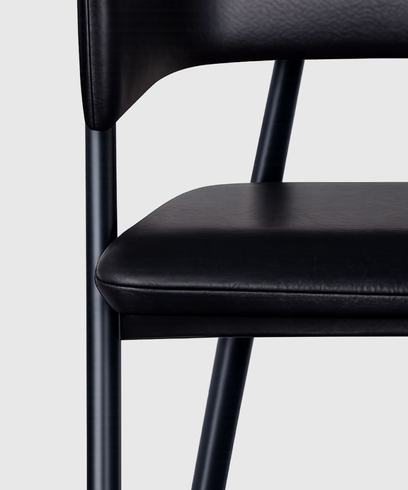 Navigli Faux Leather Dining Chair