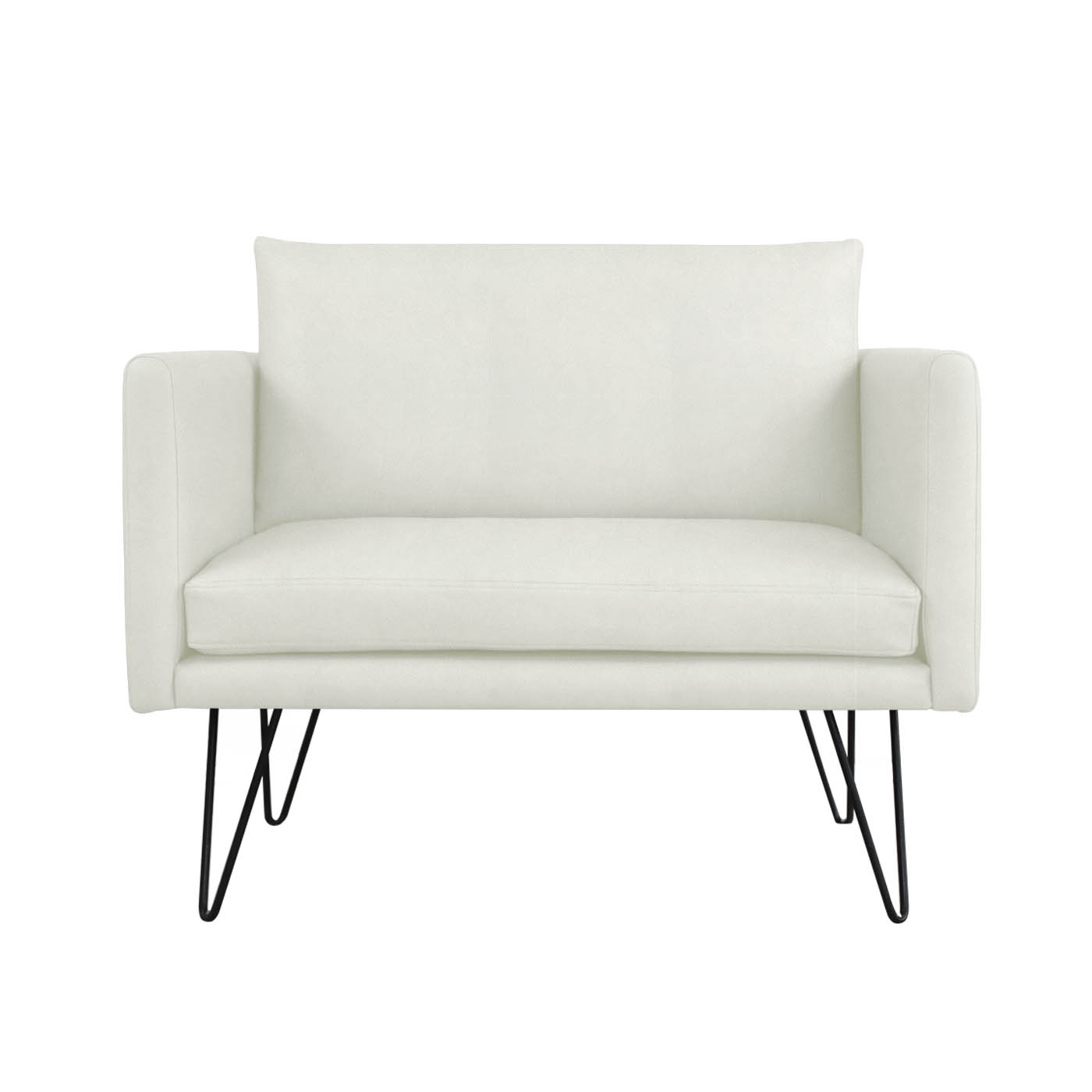 Noblitt Faux Leather Single Sofa