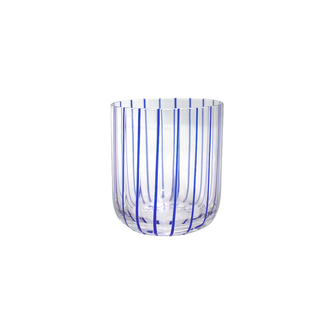 Linear Azure Glass Set