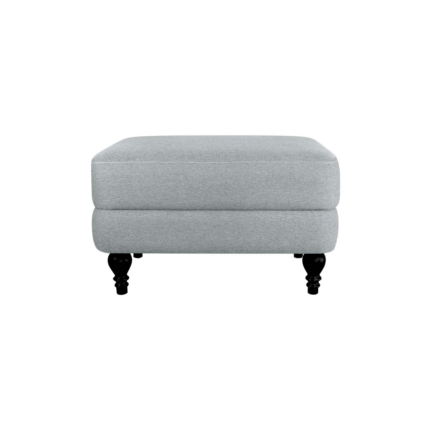 Rosewall  Ebony Ottoman