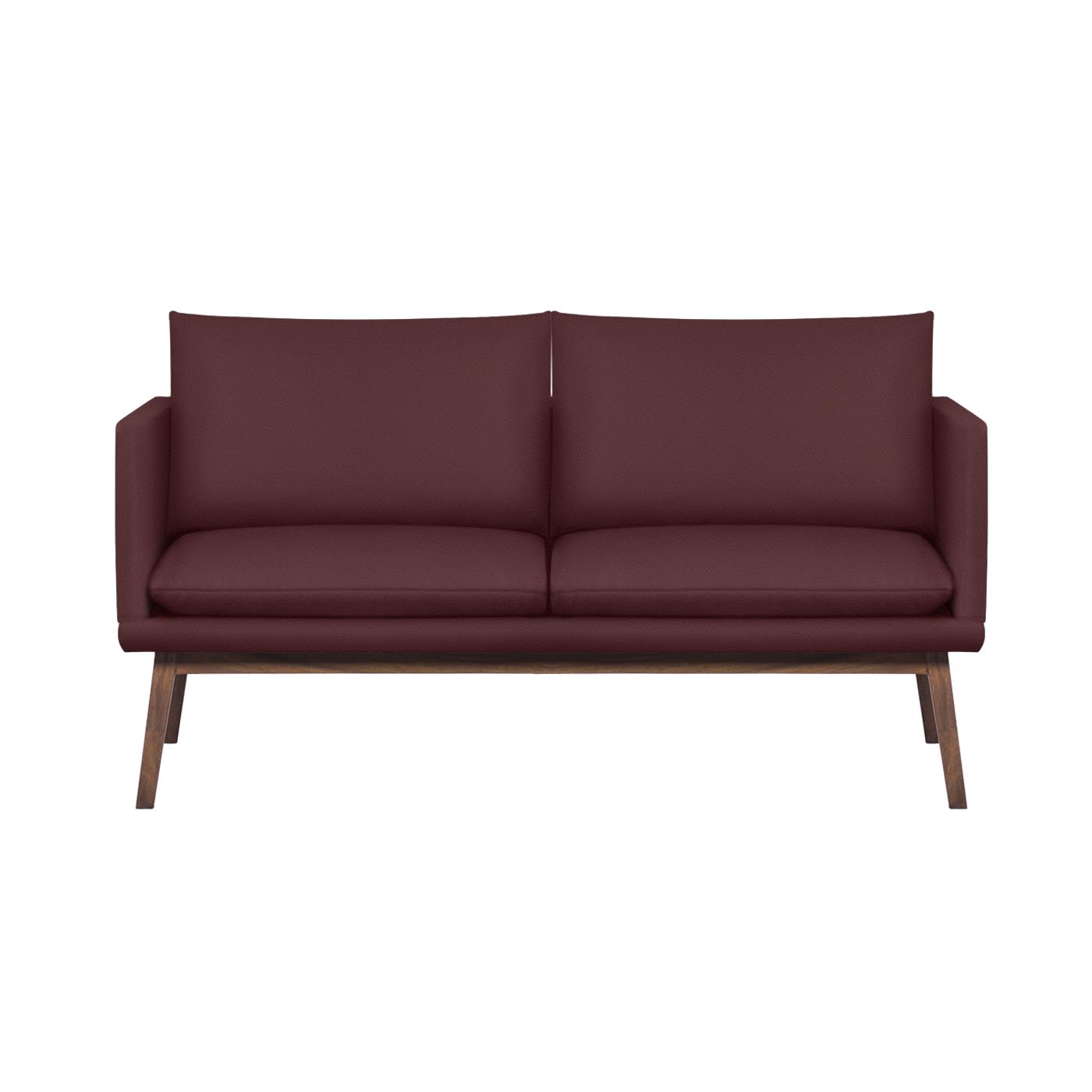 Vesterbro Faux Leather Dark Double Sofa