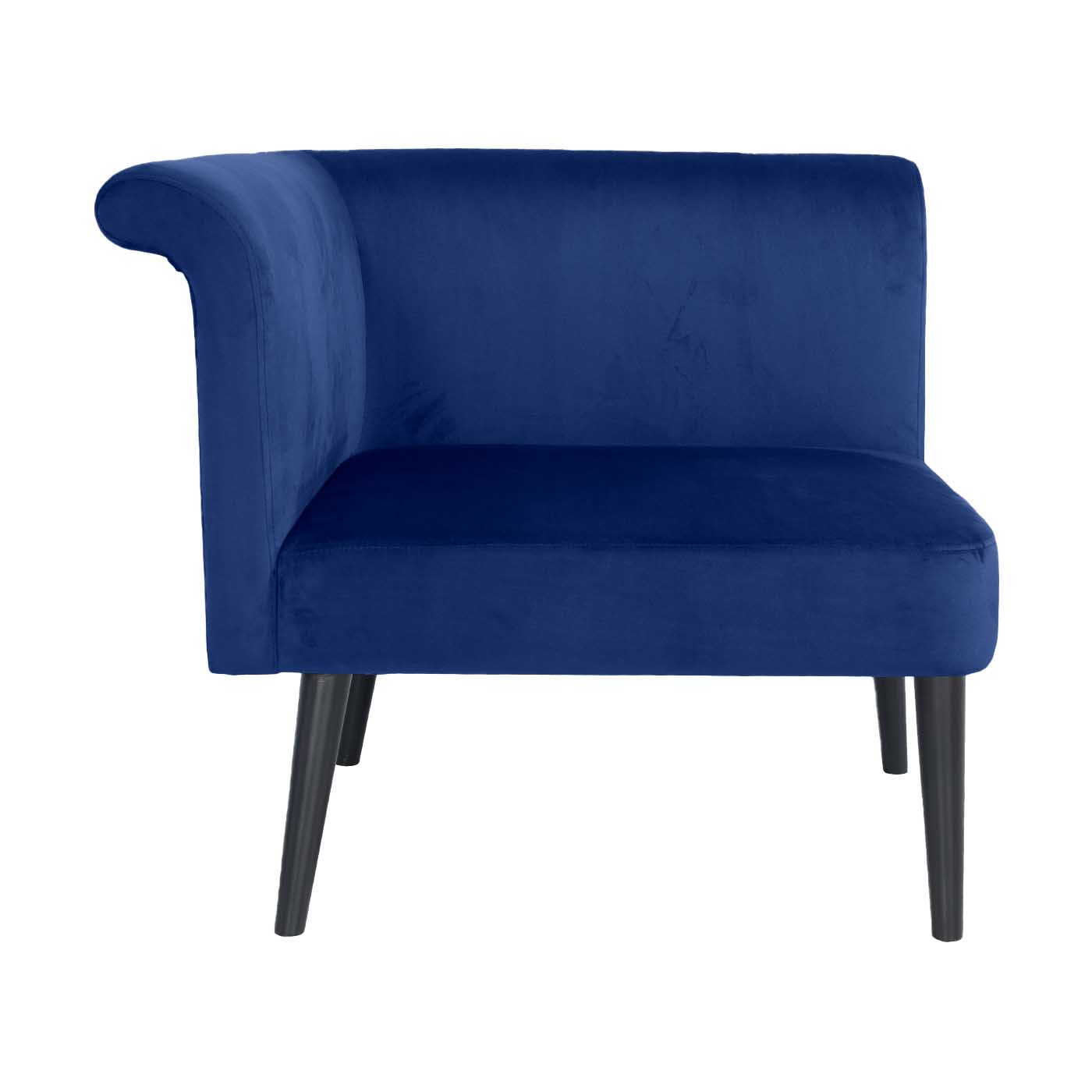 Pompeii  Ebony Left Hand Single Sofa