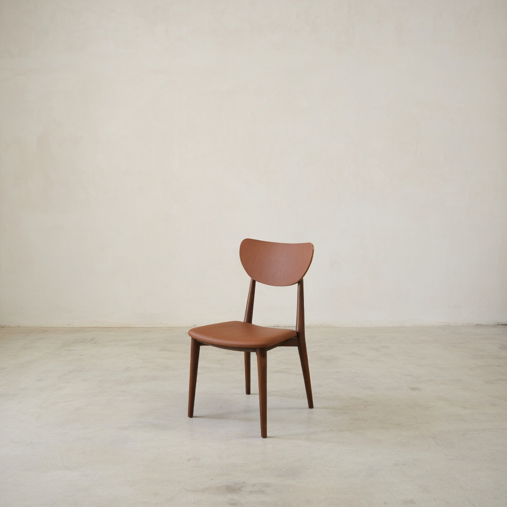 Williamsburg Faux Leather Dark Dining Chair