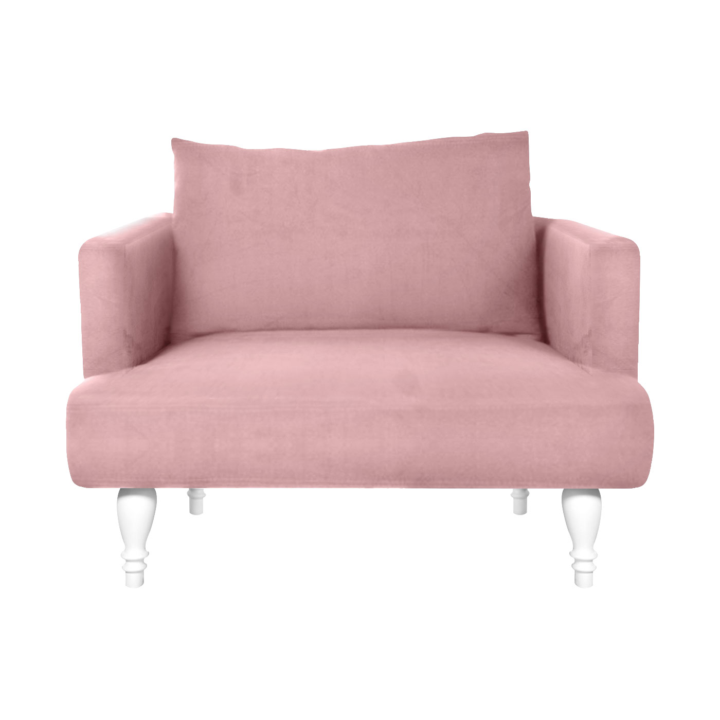Rosewall  White Single Sofa