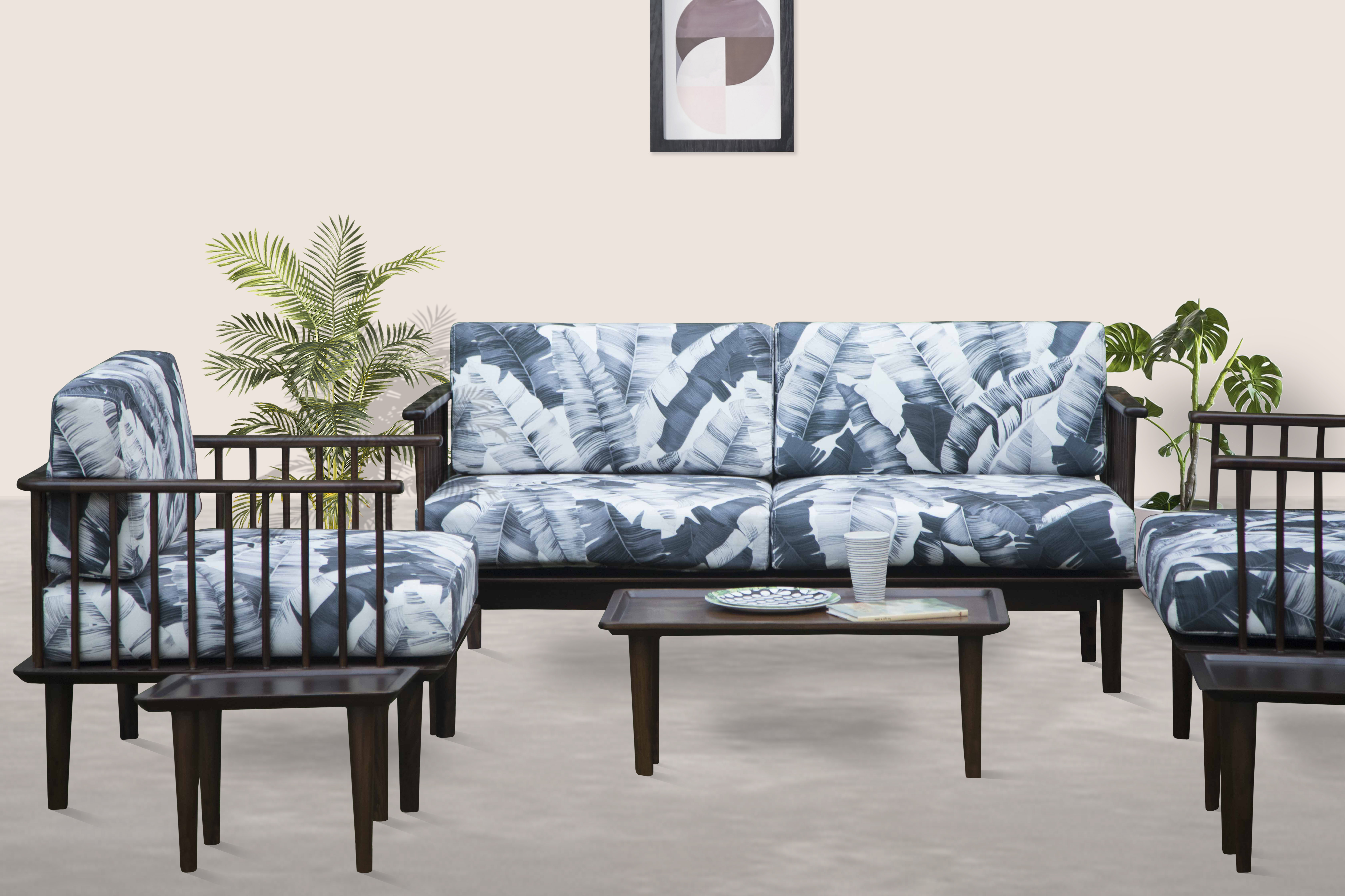 Jorasanko  Dark Double Sofa
