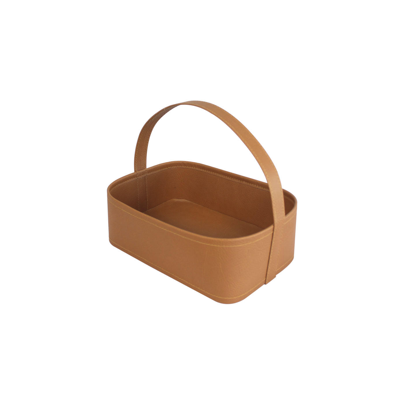 Porte-Stylo Faux Leather Desk Organizer