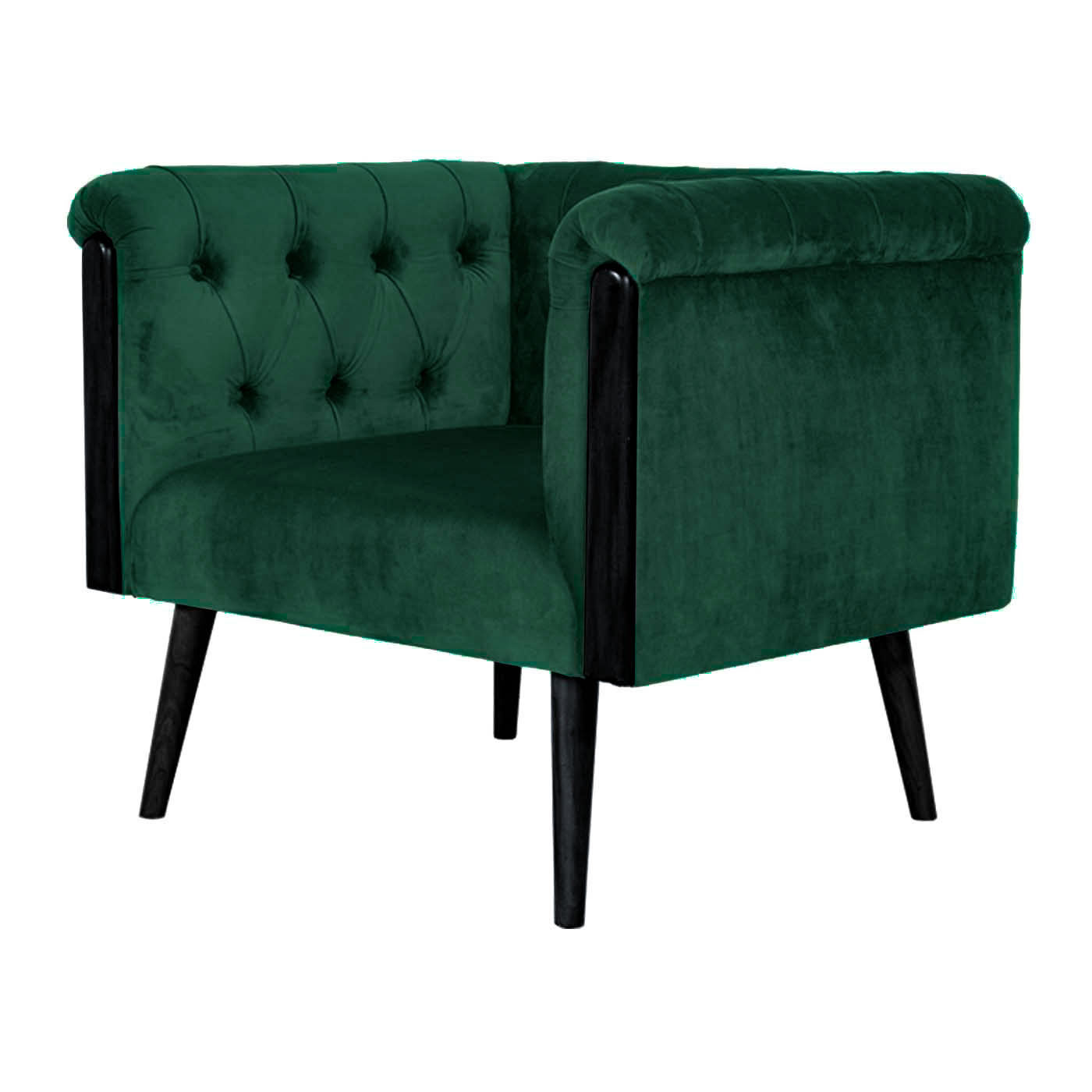 Chesterfield  Ebony Single Sofa