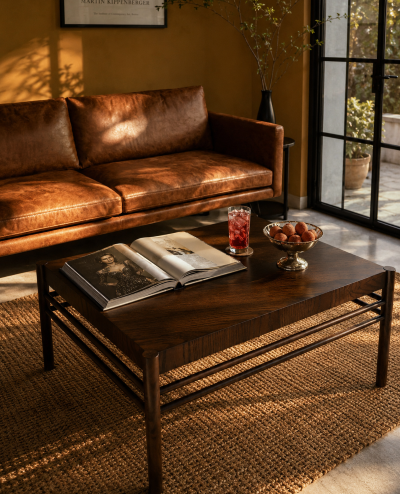 Malacca Dark Center Table