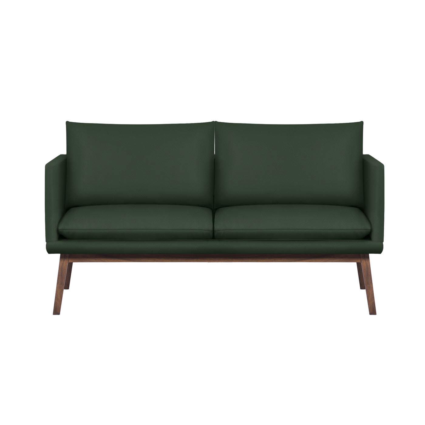 Vesterbro Faux Leather Dark Double Sofa