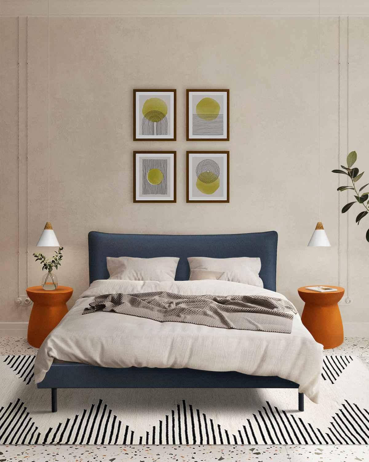 Pebble Asymmetrical Wall Mirror