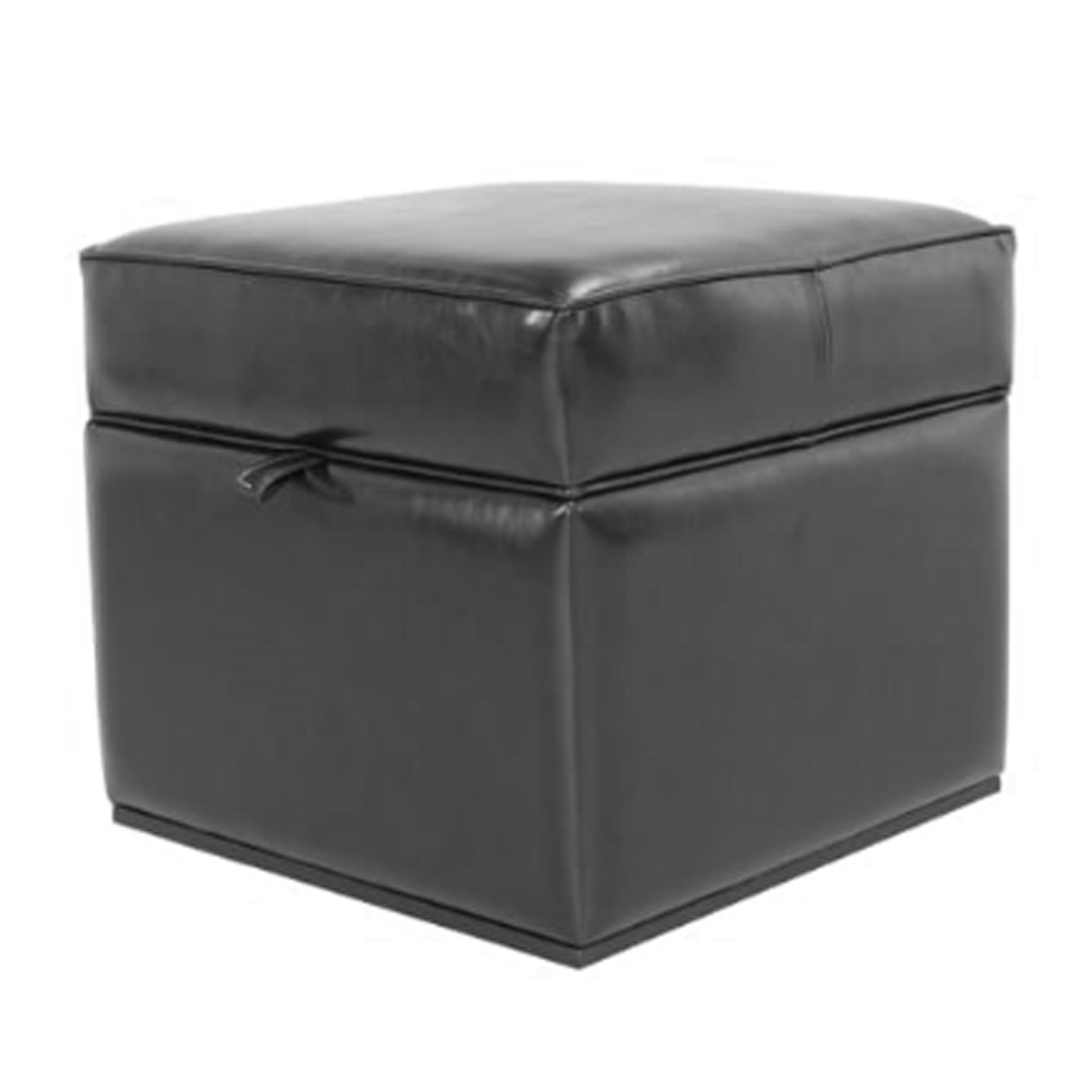 Inhisar Faux Leather Ottoman