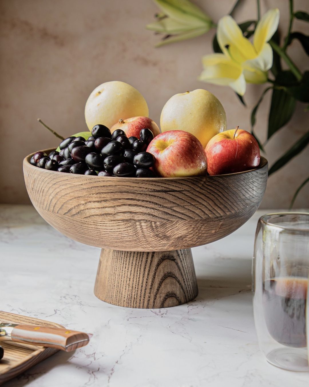Ovoid Wooden Serve Ware