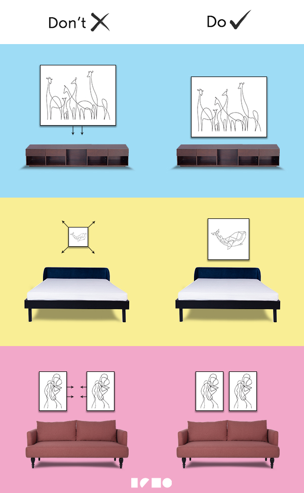 How to hang a photo